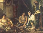 Eugene Delacroix, Algerian Women in Their Appartments (mk05)
